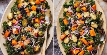 Warm Roasted Veggie Salad with Maple Dijon Vinaigrette recipe photo
