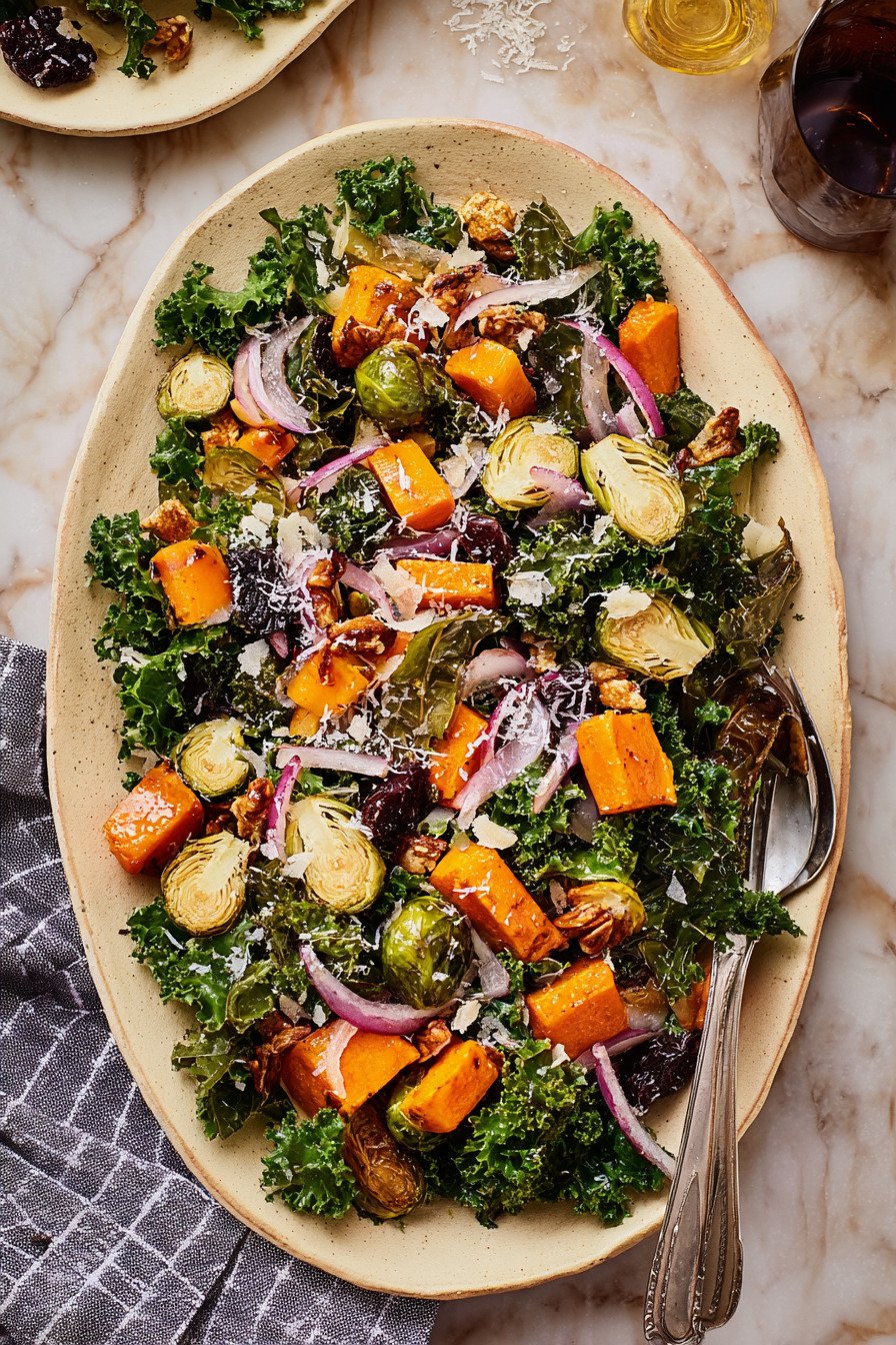 Warm Roasted Veggie Salad with Maple Dijon Vinaigrette recipe tips