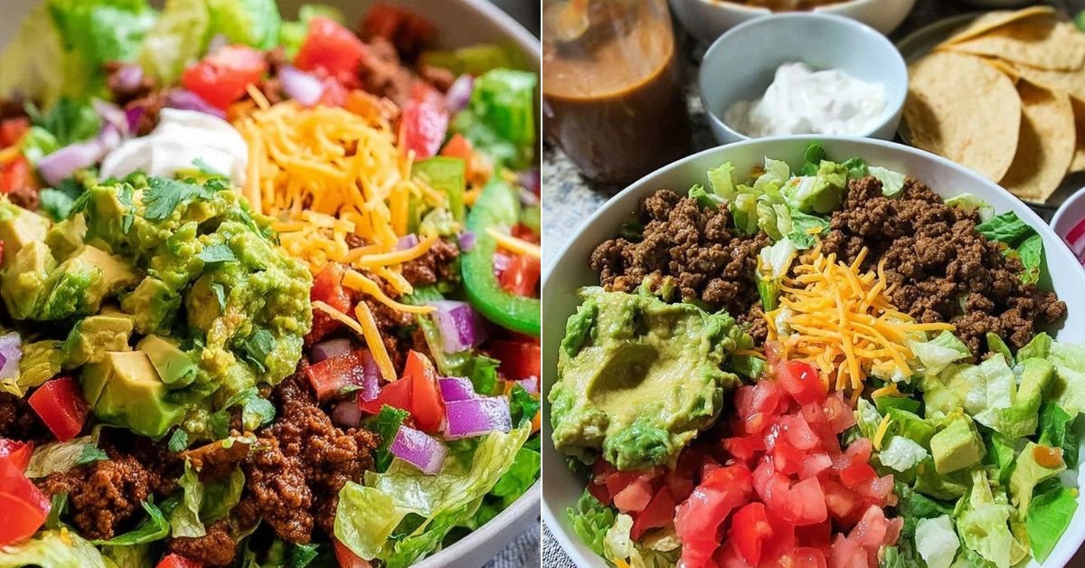 Healthy & High Protein Keto Taco Salad – No Tortilla, All the Flavor recipe photo