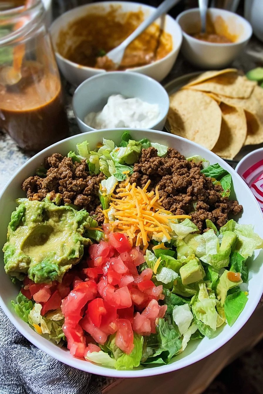 Healthy & High Protein Keto Taco Salad – No Tortilla, All the Flavor recipe tips