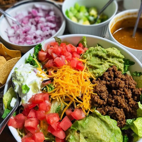 Healthy & High Protein Keto Taco Salad – No Tortilla, All the Flavor extra recipe photo
