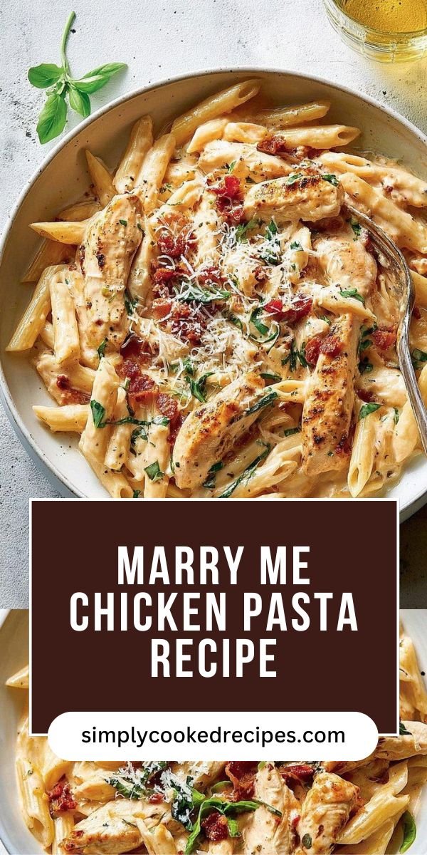 Creamy Marry Me Chicken Pasta save this recipe