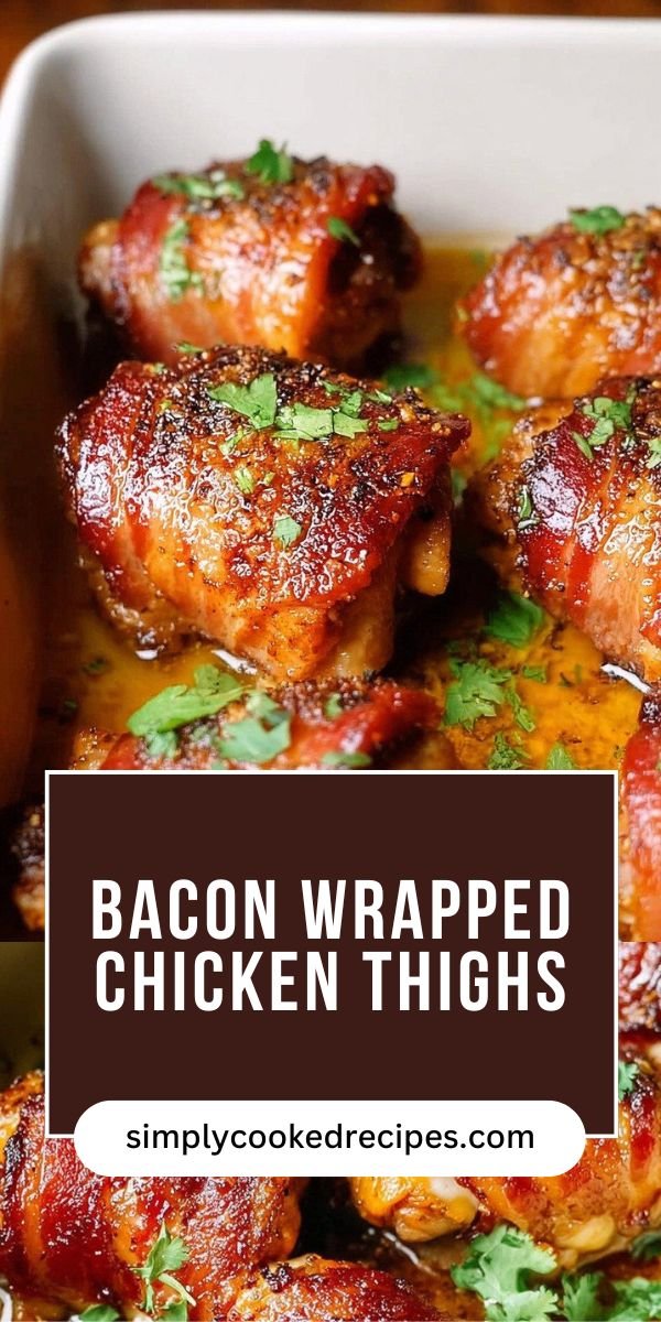 Irresistible Bacon Wrapped Chicken Thighs: Quick Family Delight save this recipe