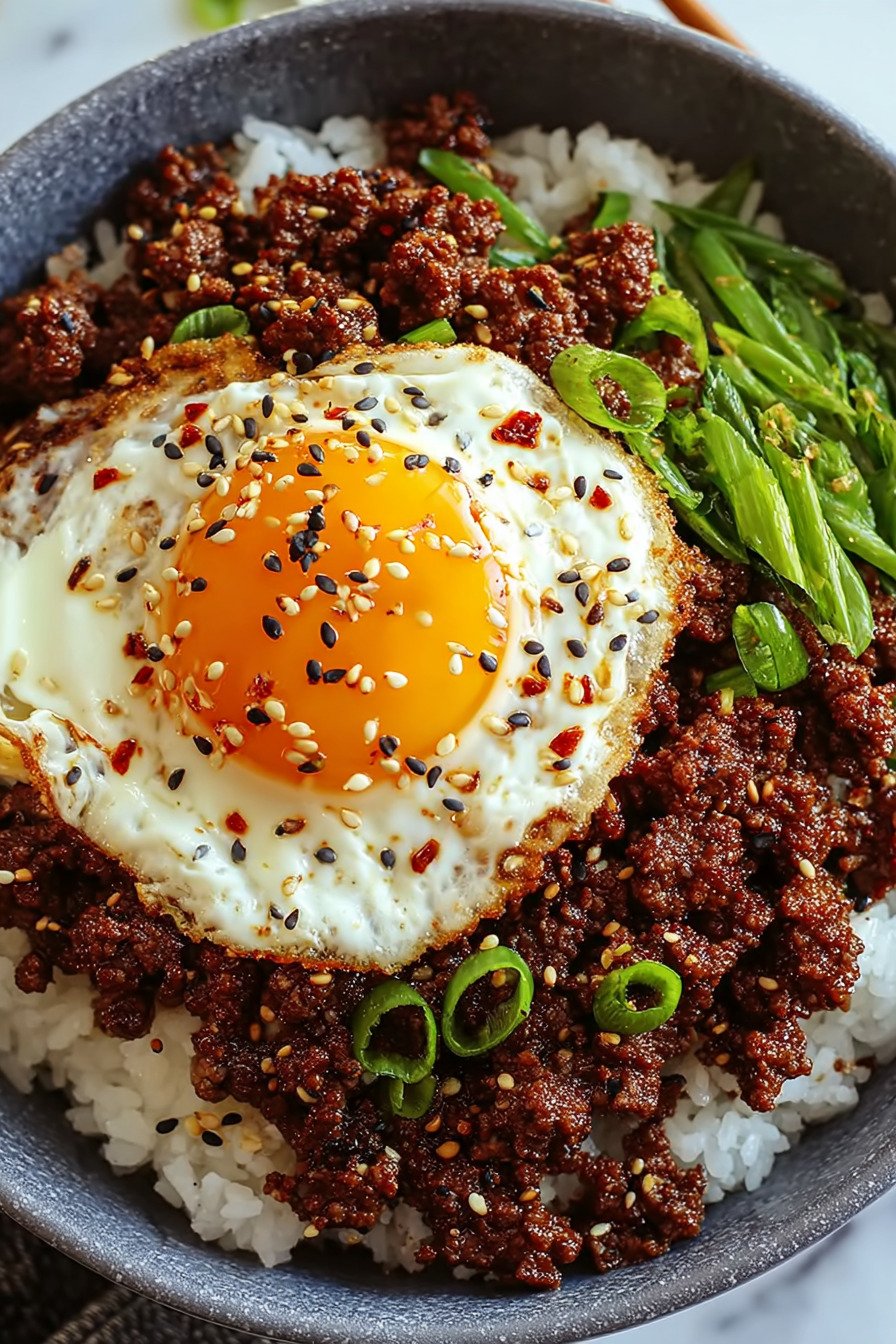 Korean Ground Beef Bowl (25-Minutes): Easy & Delicious Comfort final result