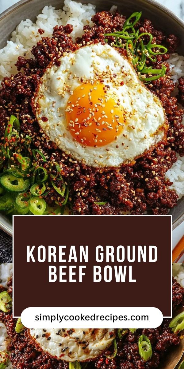 Korean Ground Beef Bowl (25-Minutes): Easy & Delicious Comfort save this recipe