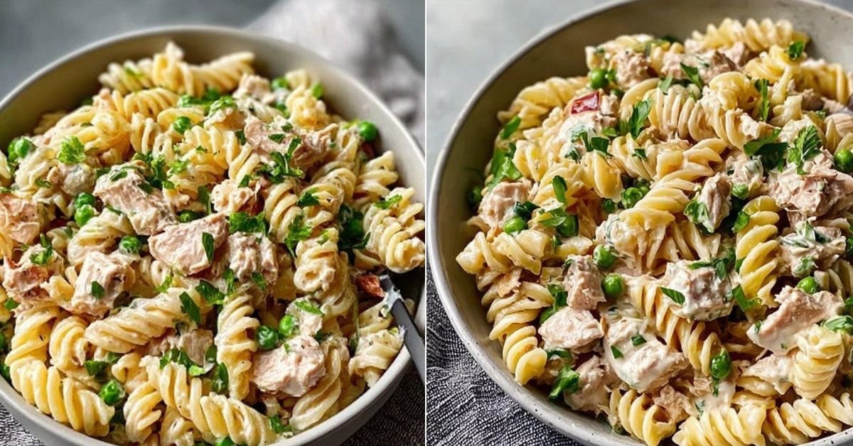 Creamy High-Protein Tuna Pasta Salad recipe photo