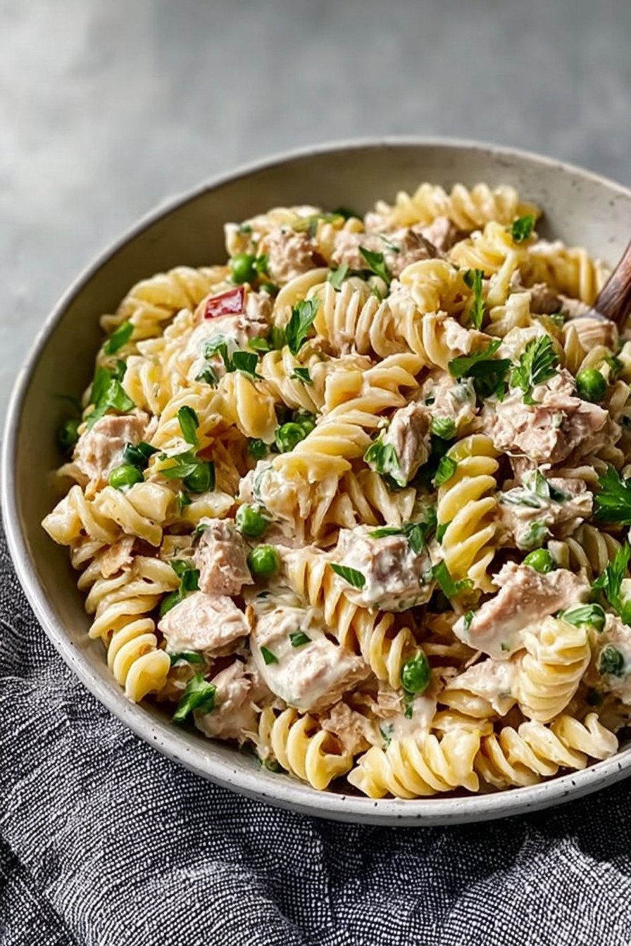 Creamy High-Protein Tuna Pasta Salad recipe tips