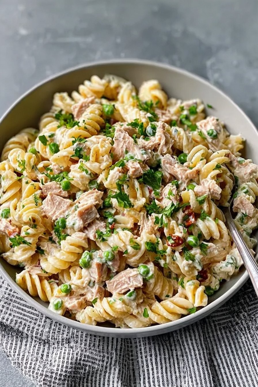 Creamy High-Protein Tuna Pasta Salad extra recipe photo