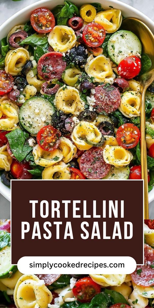 Tortellini Pasta Salad save this recipe