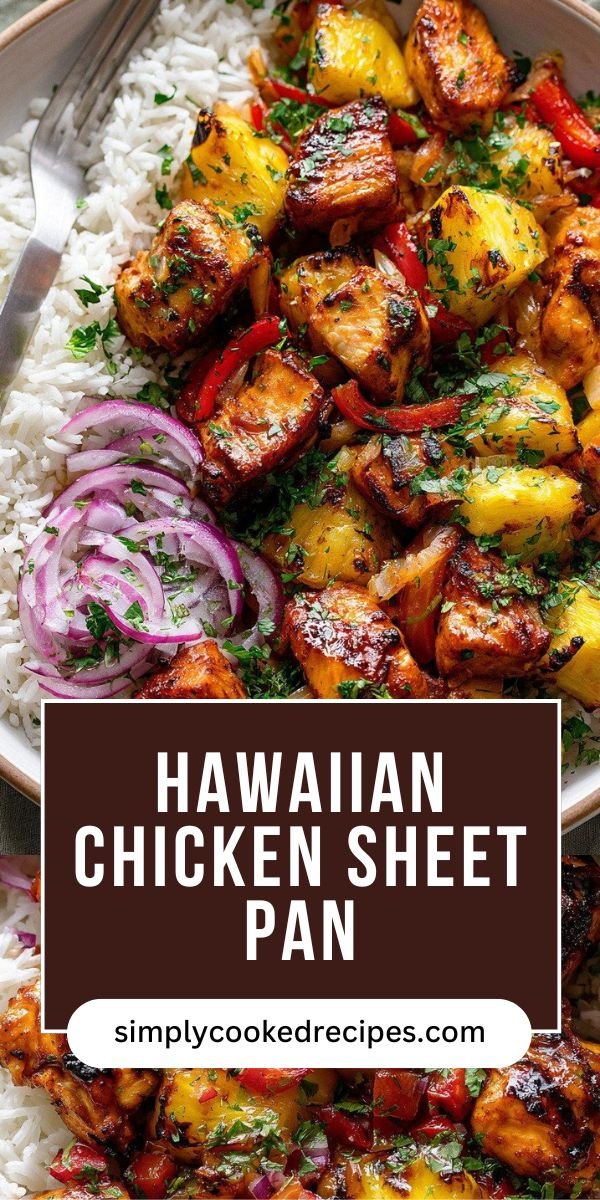 Hawaiian Chicken Sheet Pan save this recipe