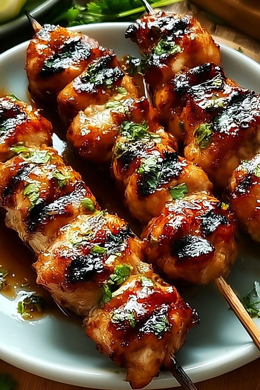 Easy Grilled Thai Coconut Chicken Skewers – A Delicious Family Favorite final result