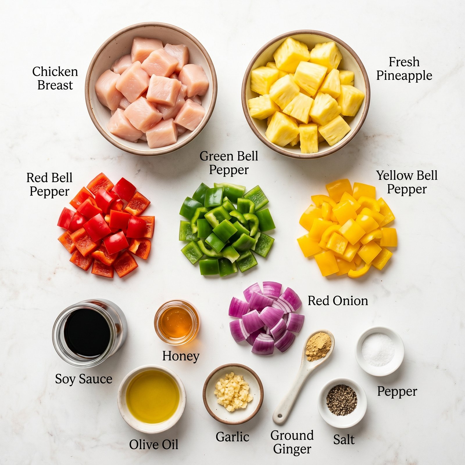 Pineapple Chicken Kabobs recipe ingredients