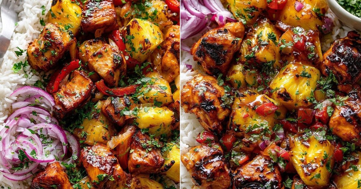 Hawaiian Chicken Sheet Pan recipe photo
