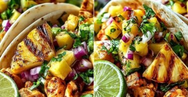 Pineapple Chicken Tacos with Juicy Spiced Chicken recipe photo